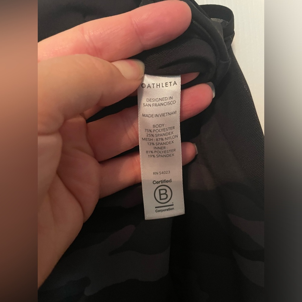Athleta Black Camo Matchpoint Skort - Picture 7 of 7